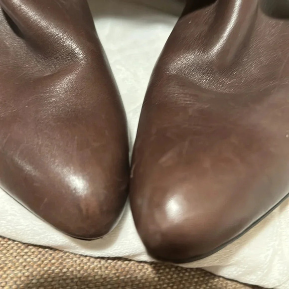 Coach Fara Brown Suede Signature Logo Tall Boots - Picture 7 of 7